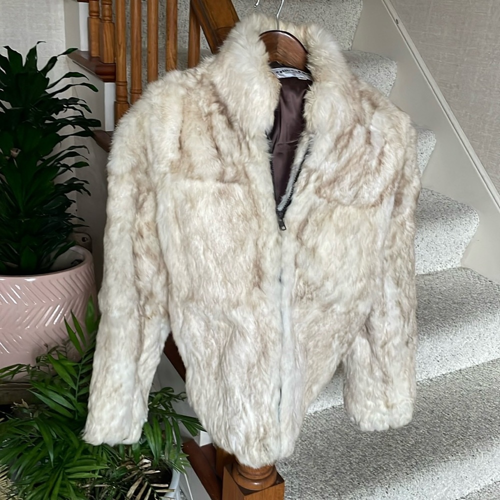 Vintage Split End LTD. Pure Rabbit Fur Coat